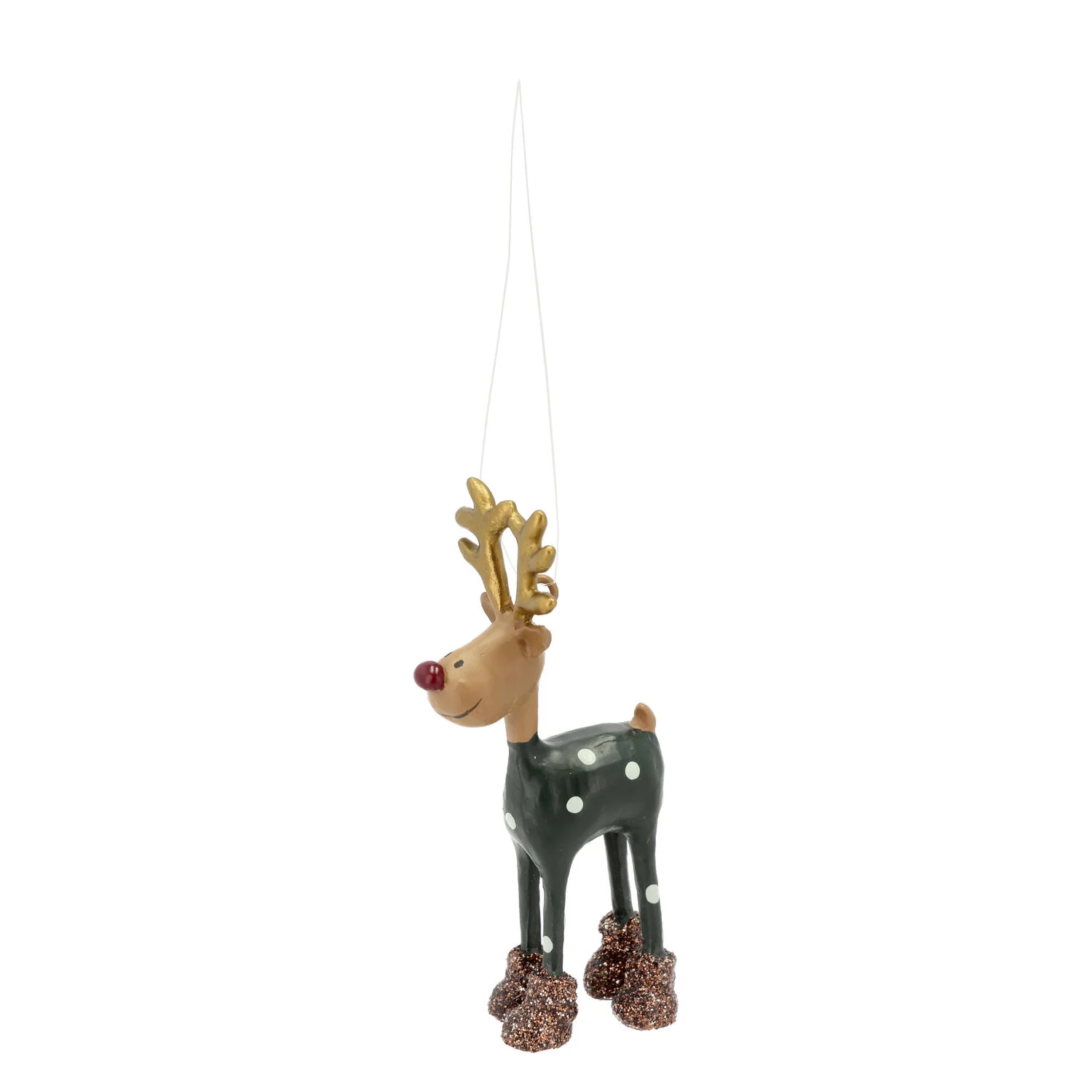 Medusa Copenhagen  Rudolf mini ophæng, 6,5 cm - Dark Green