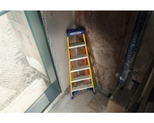 WERNER Leansafe X3 Glasvezel verleng- of trapladder, 2 x 5 sporten, werkhoogte 3,7 m