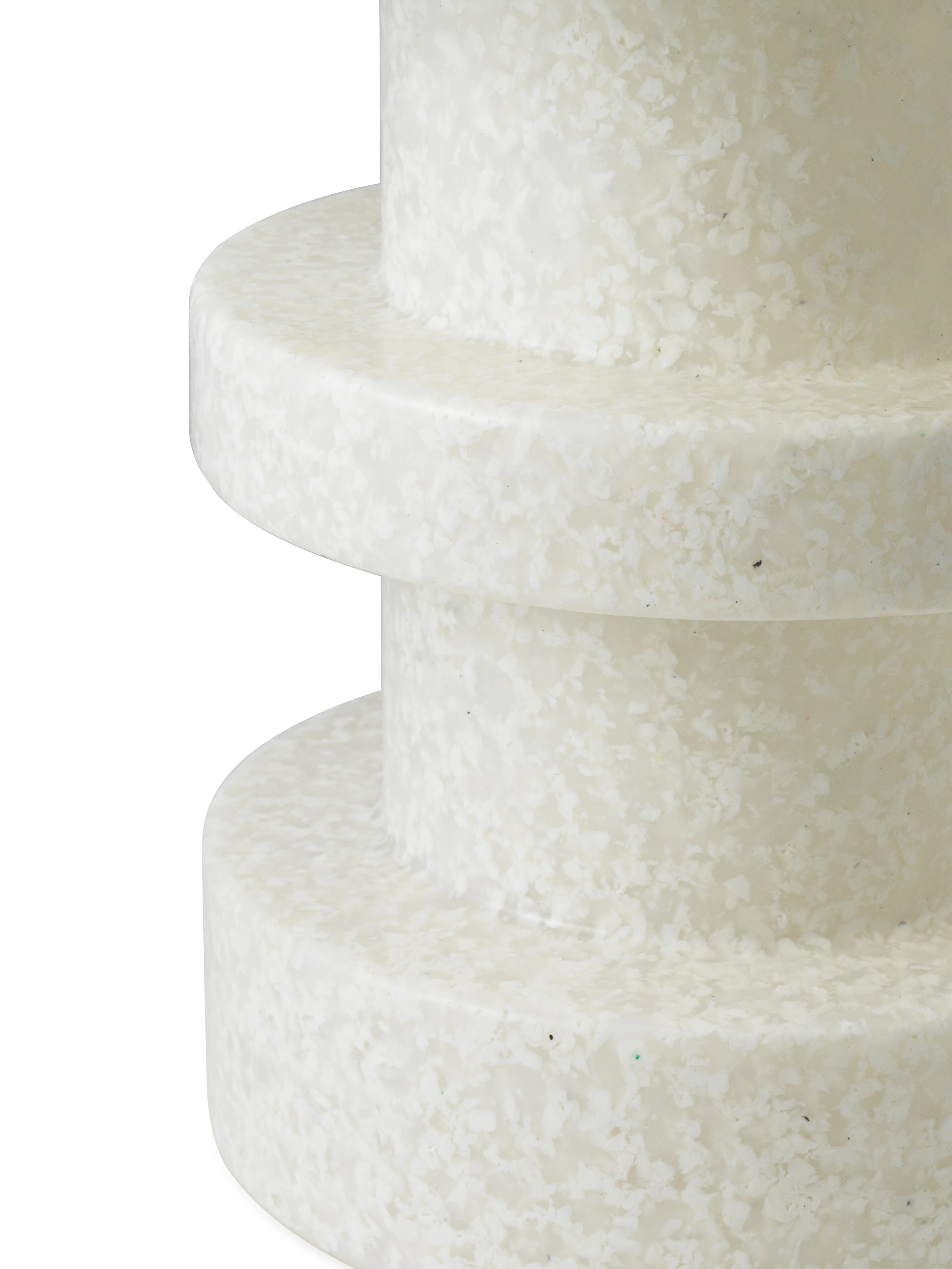 Normann Copenhagen  Bit Stack skammel - hvid