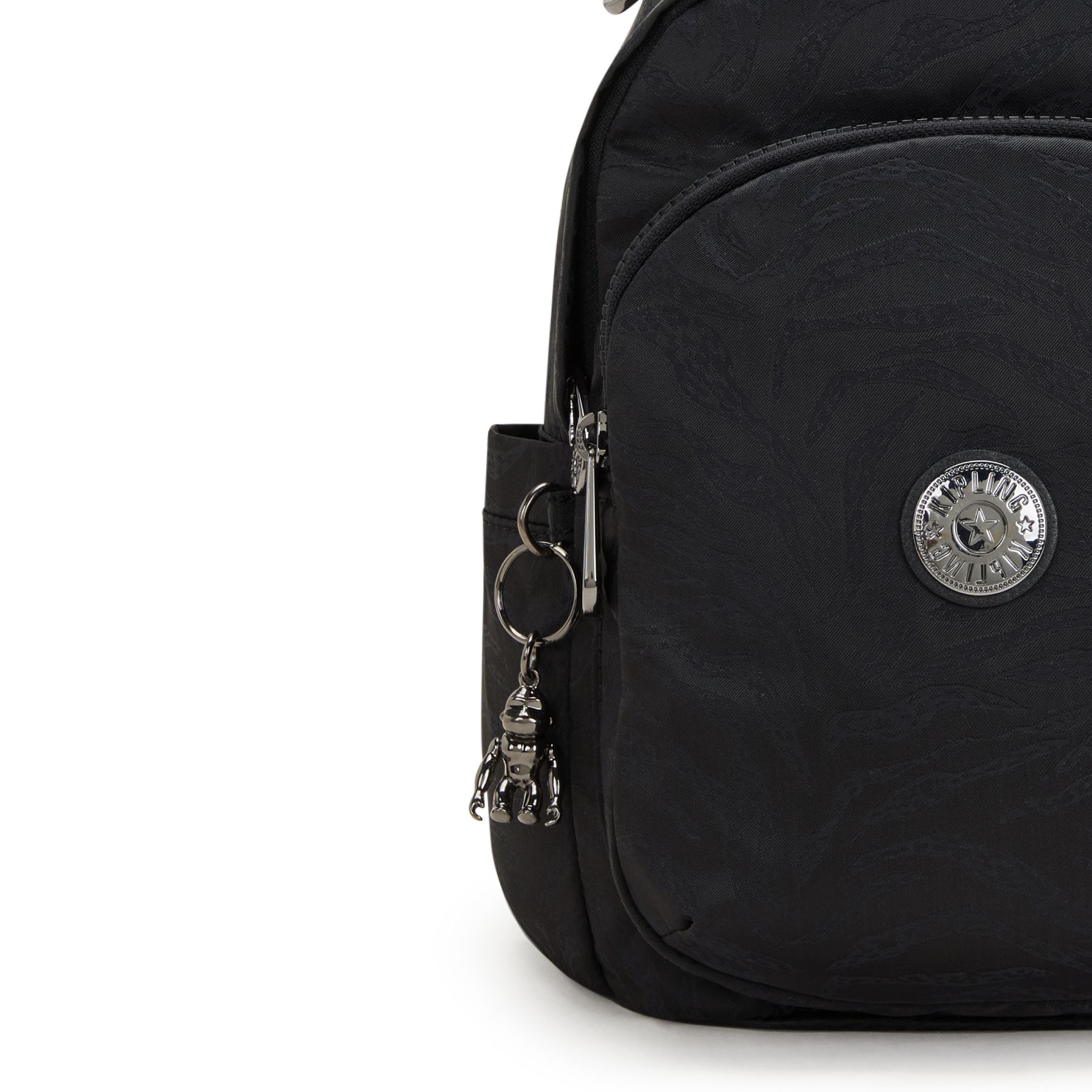 DELIA MINI Petit Sac à Dos avec Poche Frontale et Poignée Supérieure - Undersea Jacquard