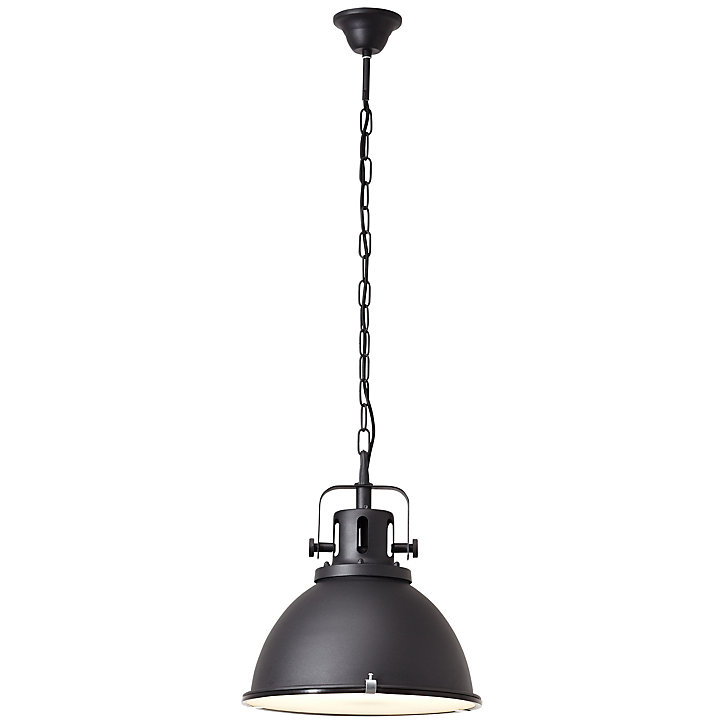 Suspension Jesper E27 Ø38cm IP20 métal noir Brillant
