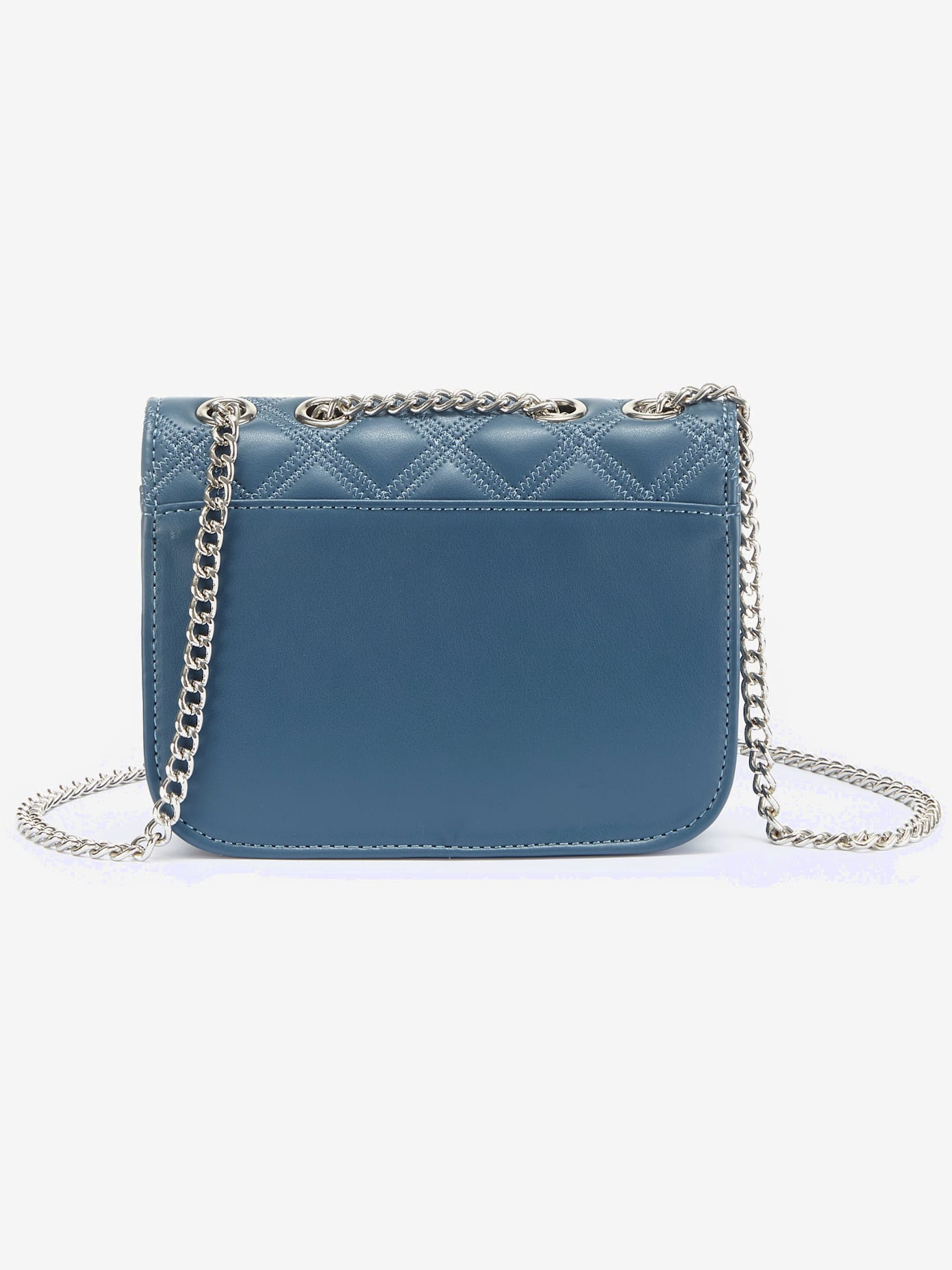 Sac en bandoulière petit sac avec élégante anse à chaîne couleur argent