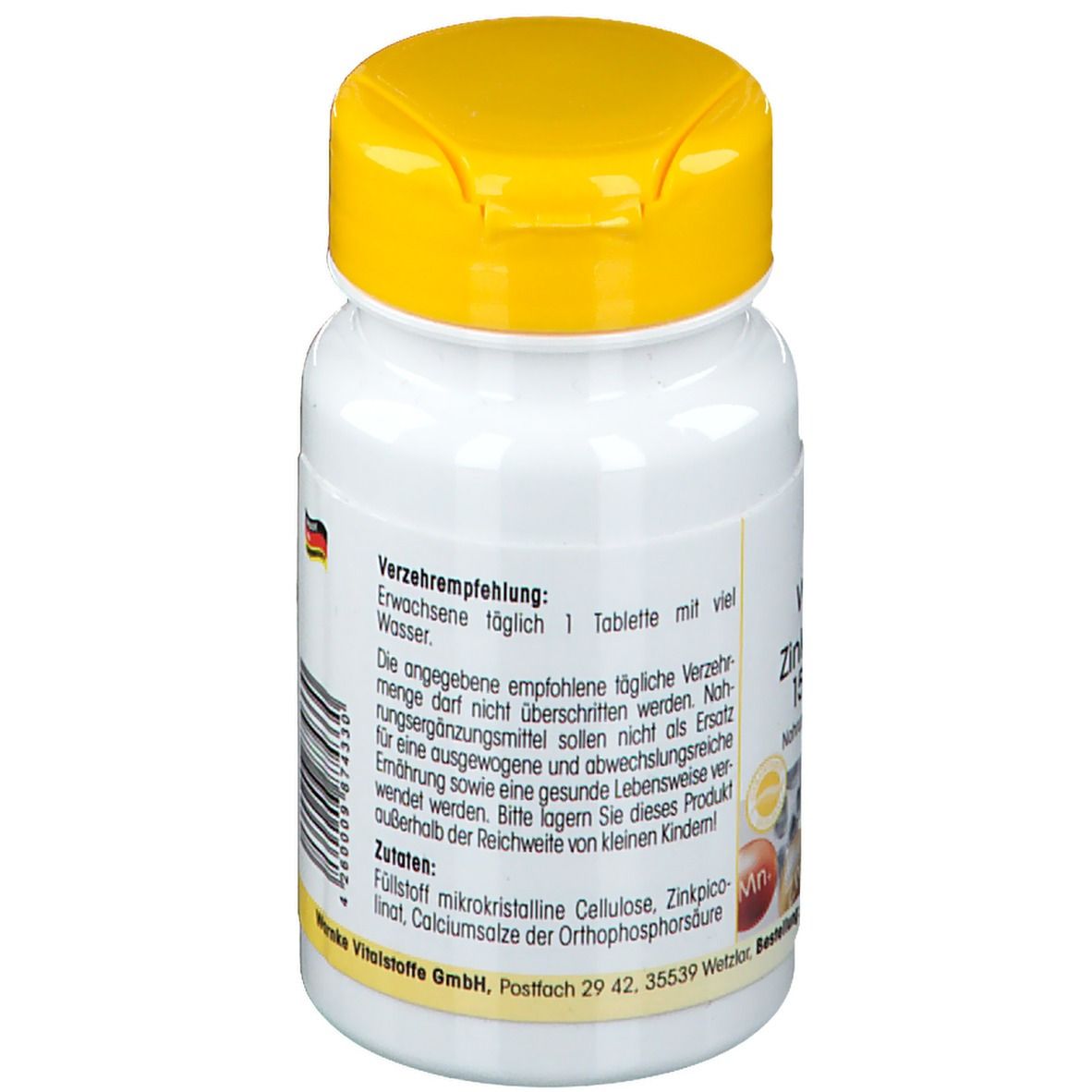 Zinkpicolinat 15 mg Zink