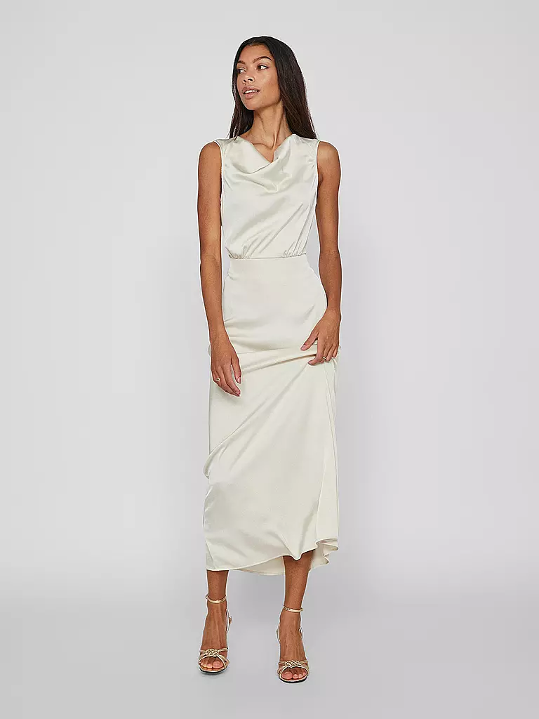 VILA Abendkleid VIRAVENNA  creme