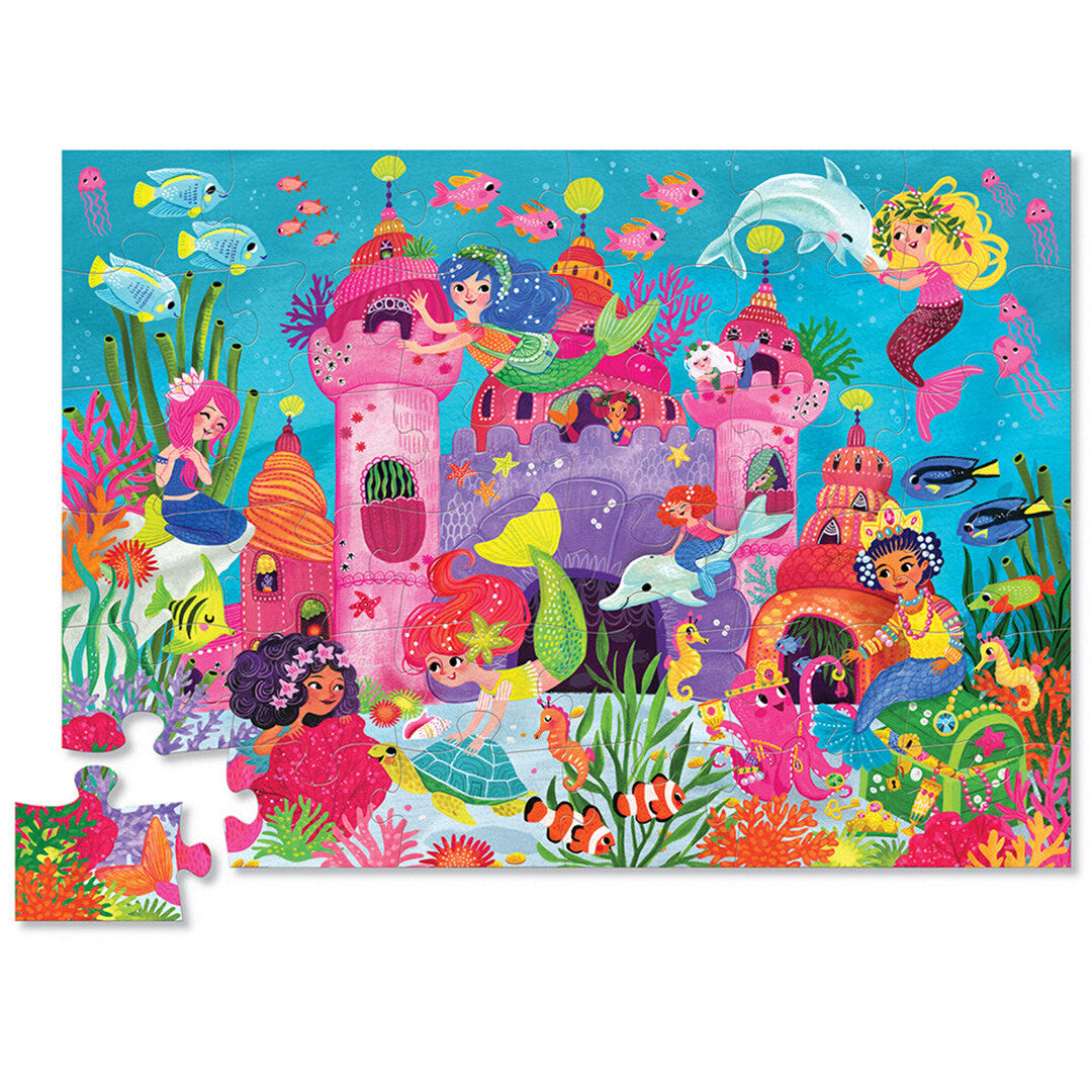 Crocodile creek vloerpuzzel zeemeermin - 36st
