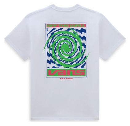 T-Shirt Manches Courtes Vans Wormhole Warped Blanc