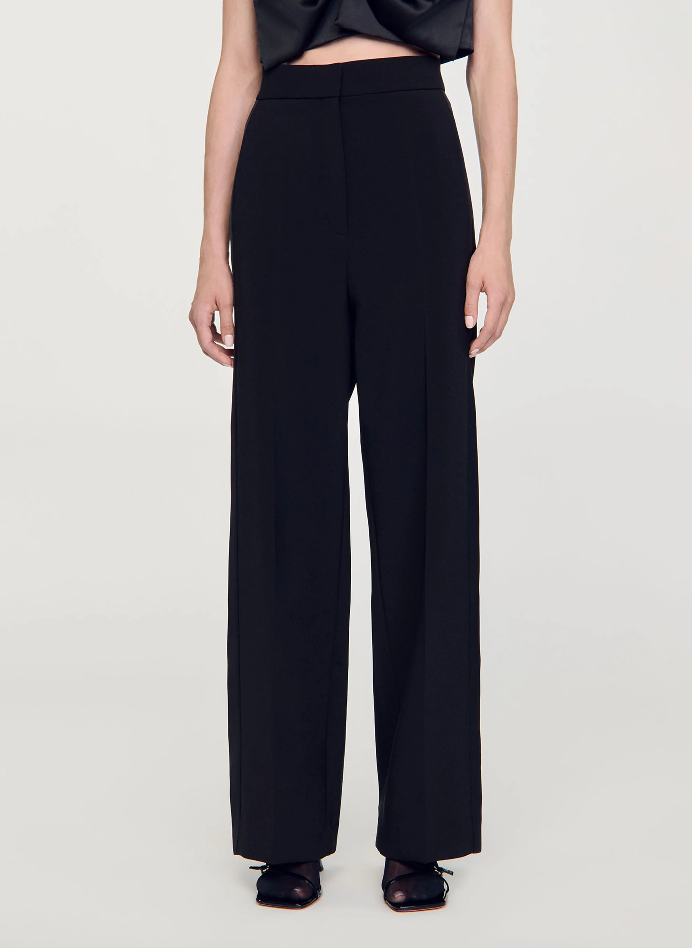 Pantalon à pinces | Noir