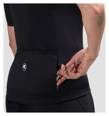 Maillot Manches Courtes Vélo Rogelli Essential II Noir Femme