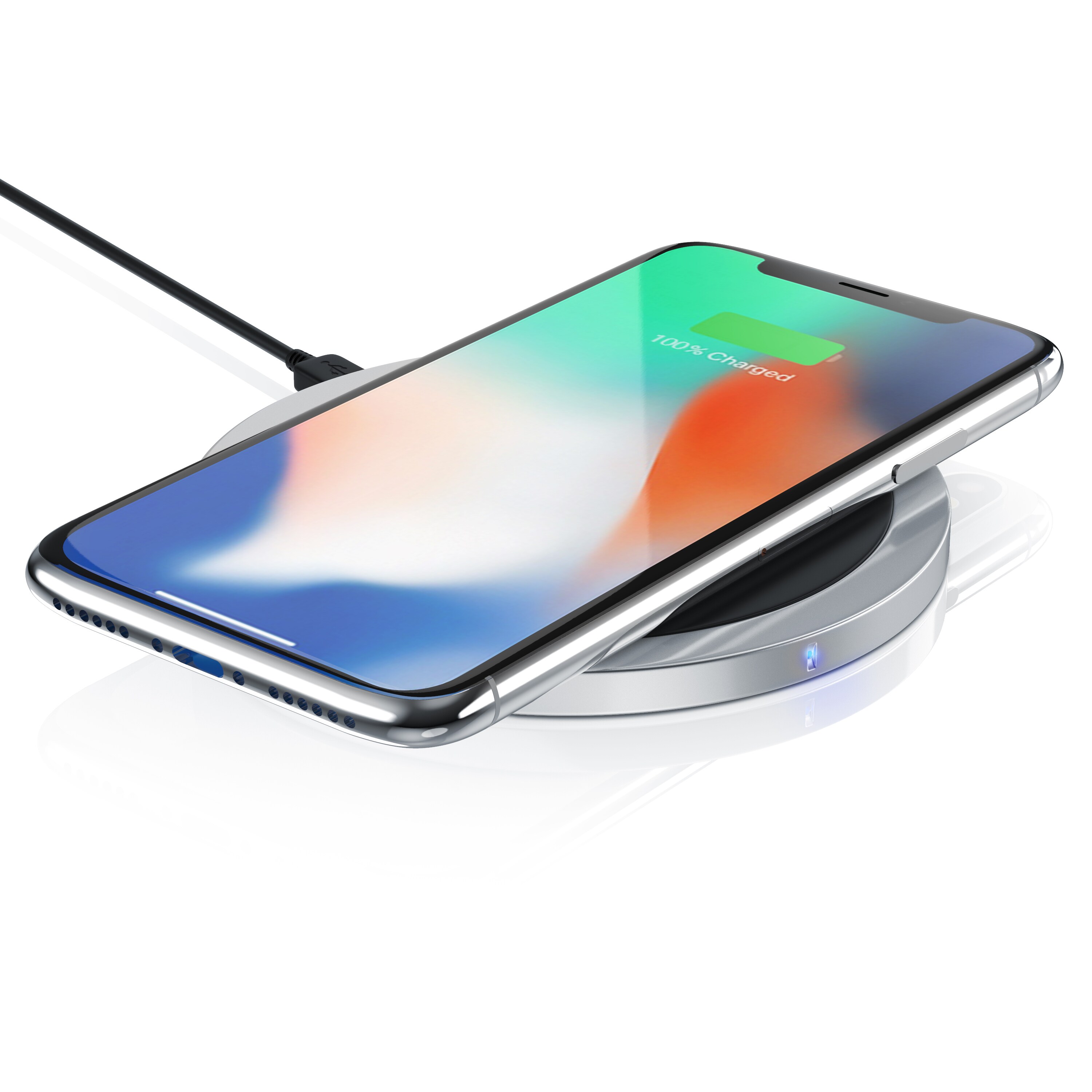 Aplic Induktions-Ladegerät, Lader - Inuktive Ladestation - Qi Wireless Charger 10W