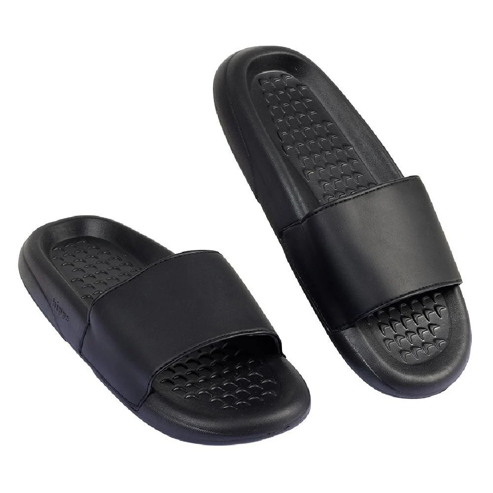 Sandales claquettes plastique noir uni T38/39