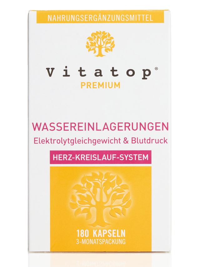 Wassereinlagerungen, 6-Monatsvorrat