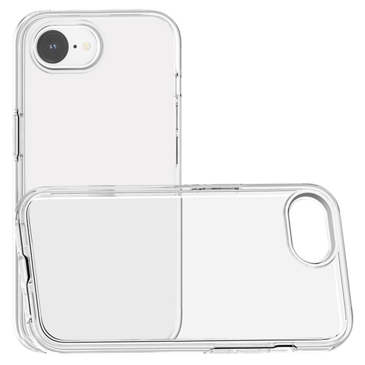 iPhone 16e Hybrid Hardcase Hülle mit TPU Bumper - Transparent