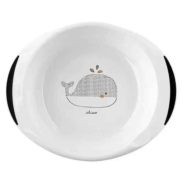 Chicco Repas Coffret Black & White +18m Baleines