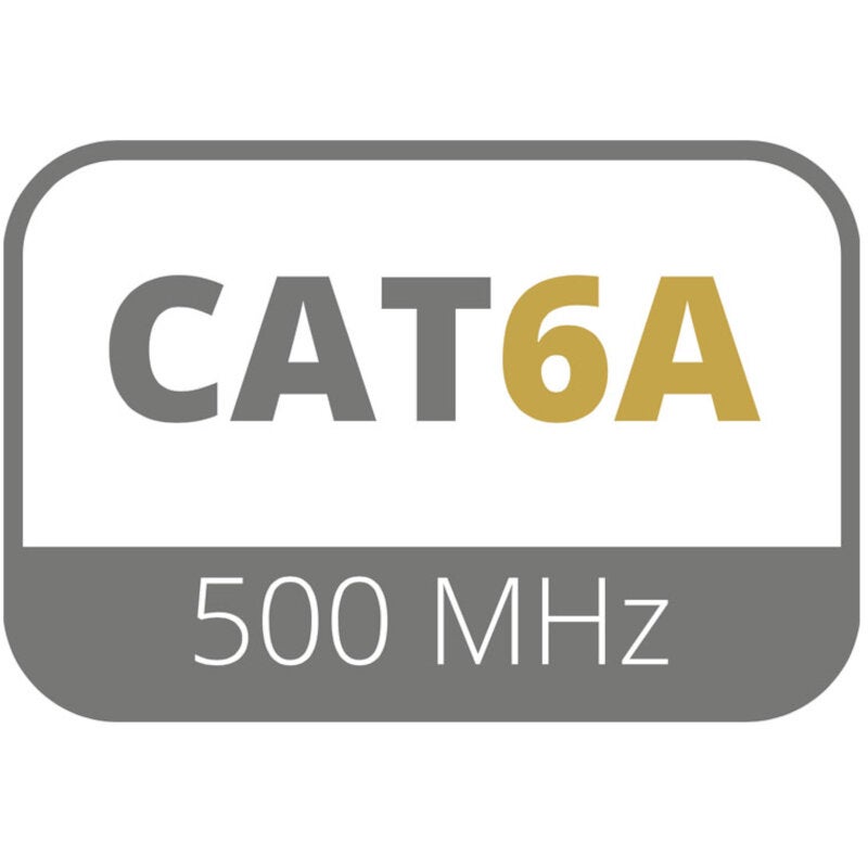 Procab CSD560B/2 Slimline CAT6A netwerkkabel 2 meter