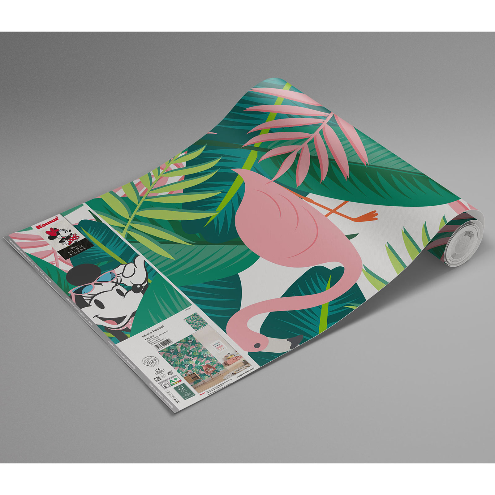 Vlies-Fototapete MINNIE TROPICAL - 200x280 cm