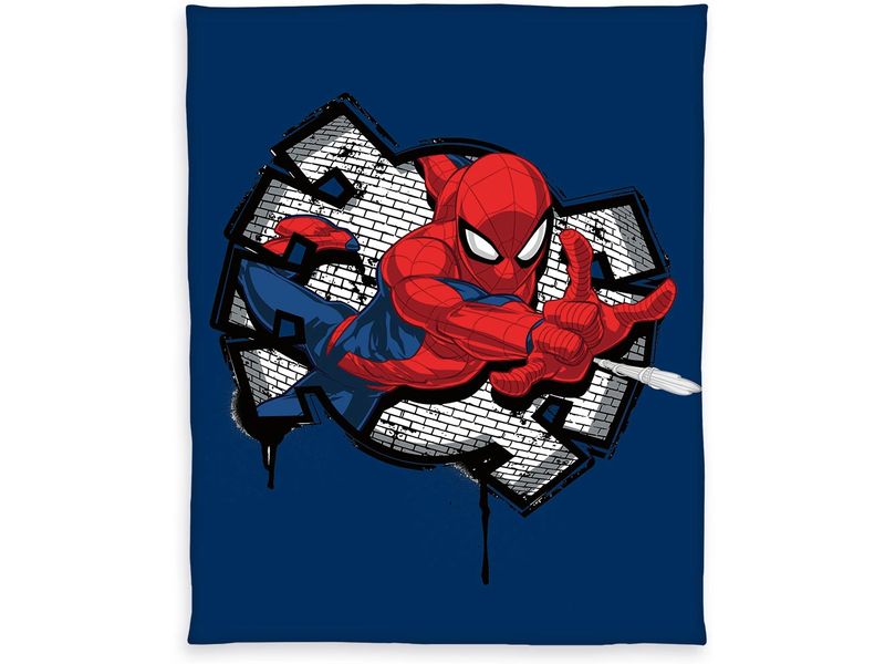 Herding Decke Spiderman 130 x 170 cm, Mehrfarbig Marvel Kinderdecke