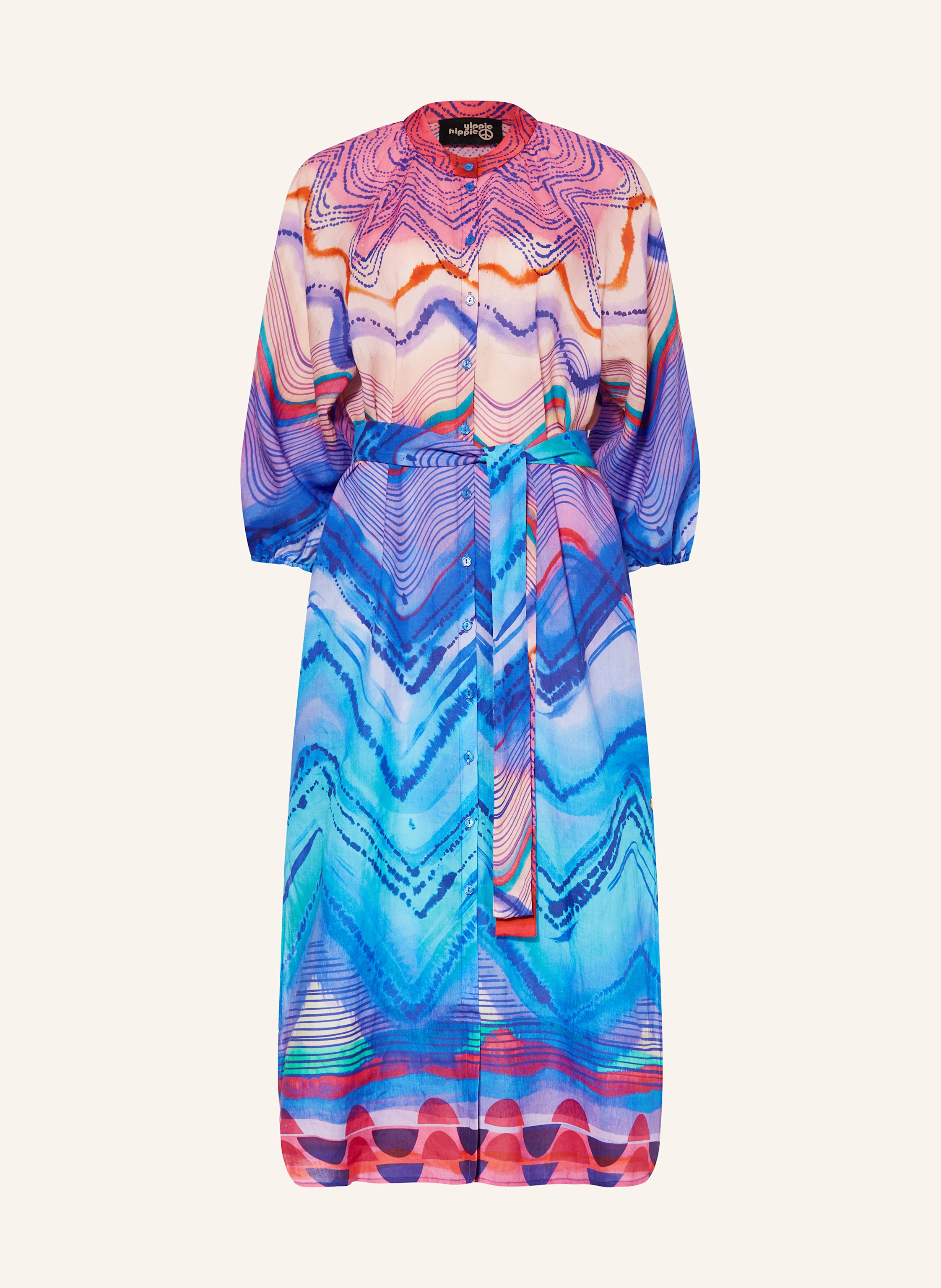 yippie hippie Kleid mit 3/4-Arm