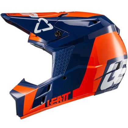 Casque cross Leatt GPX 3.5 - ORANGE V20.2 2023 - Orange / Bleu