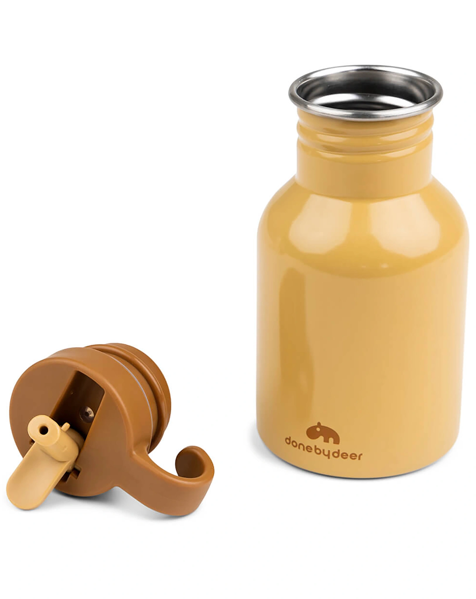 Edelstahl-Trinkflasche RAFFI (350ml) in senfgelb