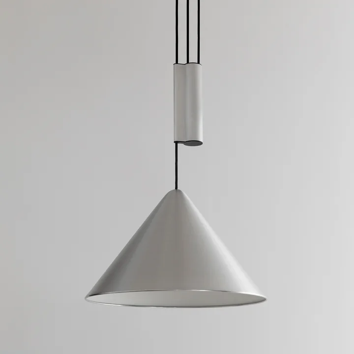 HAY - Compass Pendelleuchte, höhenverstellbar, Ø 43 cm, soft black