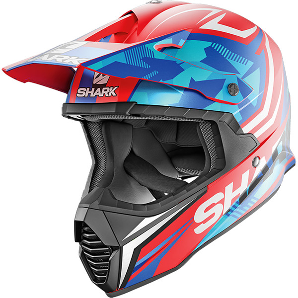 Shark - Casque Varial Replica Tixier Rouge Mat / Bleu / Blanc