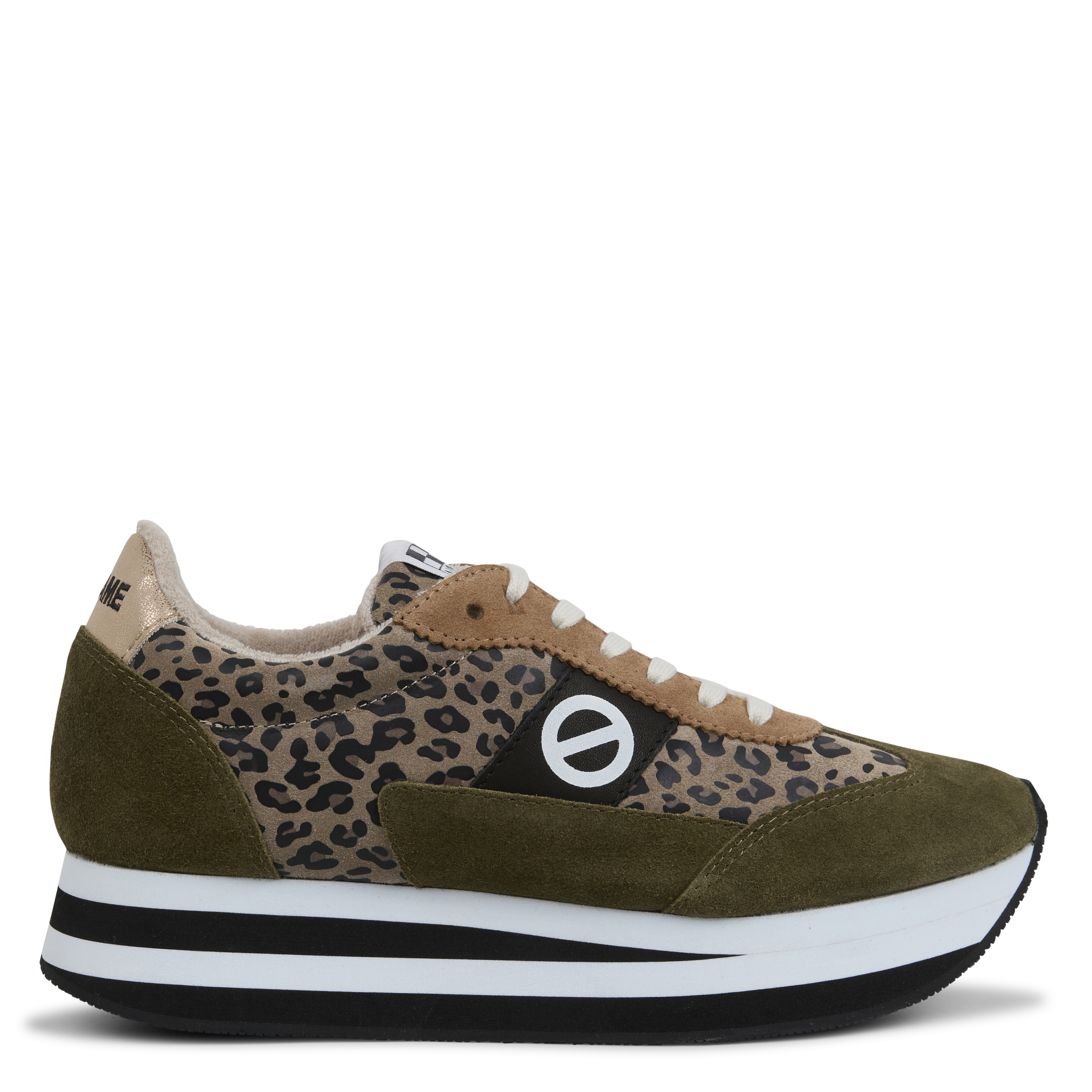 LEO ROCK - Baskets compensées bi-matière | Vert