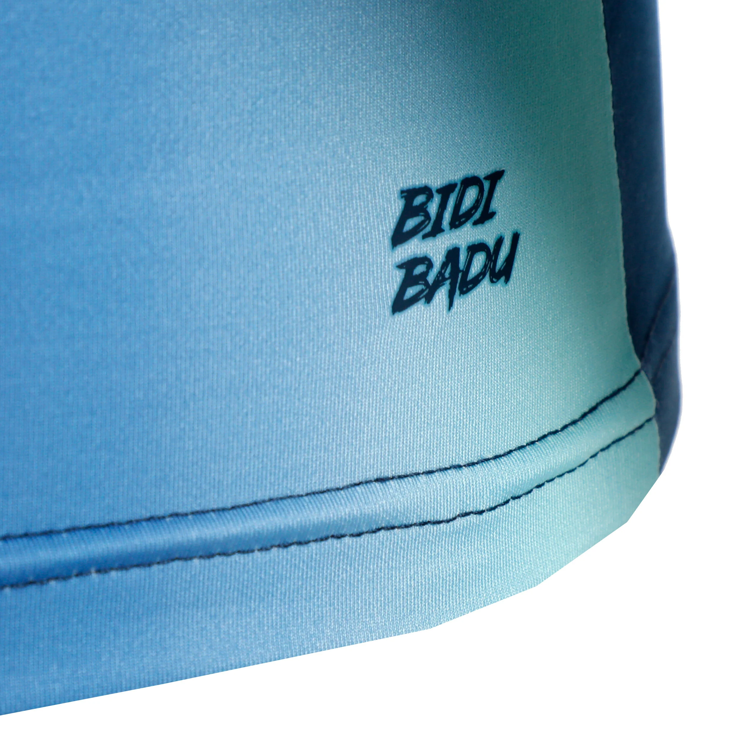 BIDI BADU Spectrum V-Neck Haut Manches Longues Femmes - Bleu Foncé , Bleu Clair