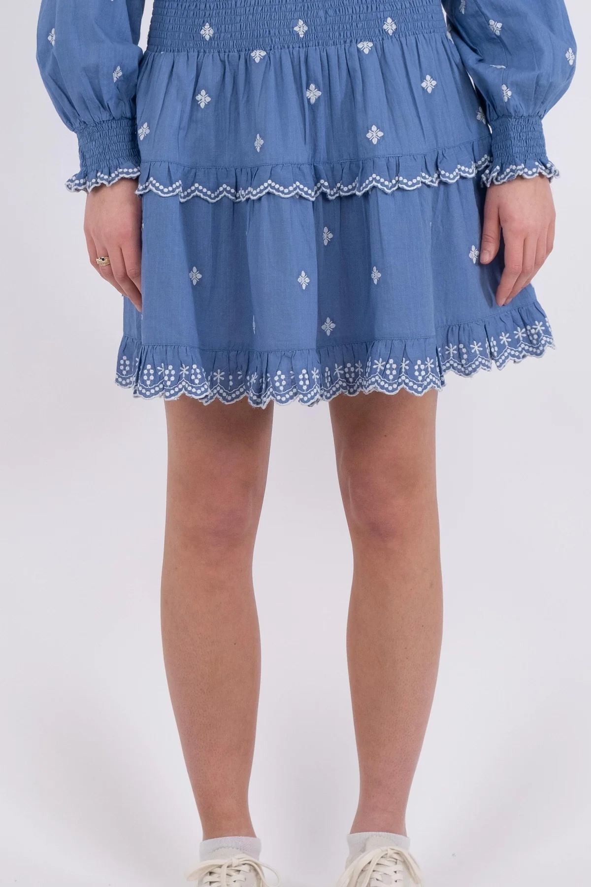 Neo Noir Lando Skirt dusty blue
