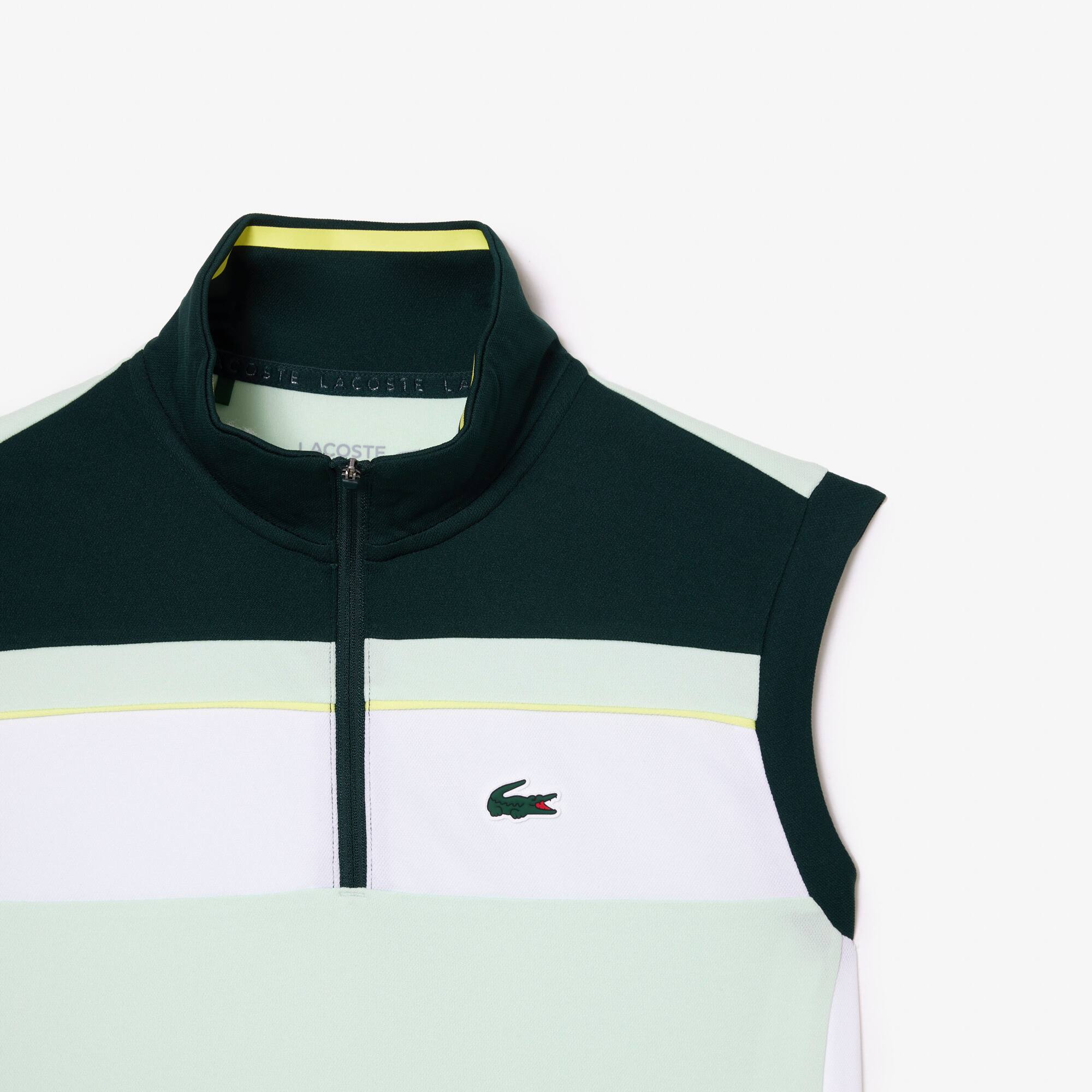 Tennis-Poloshirt aus Ultra-Dry Kontrast-Ripstop-Piqué Kurze Ärmel - Grün - Lacoste - Damen