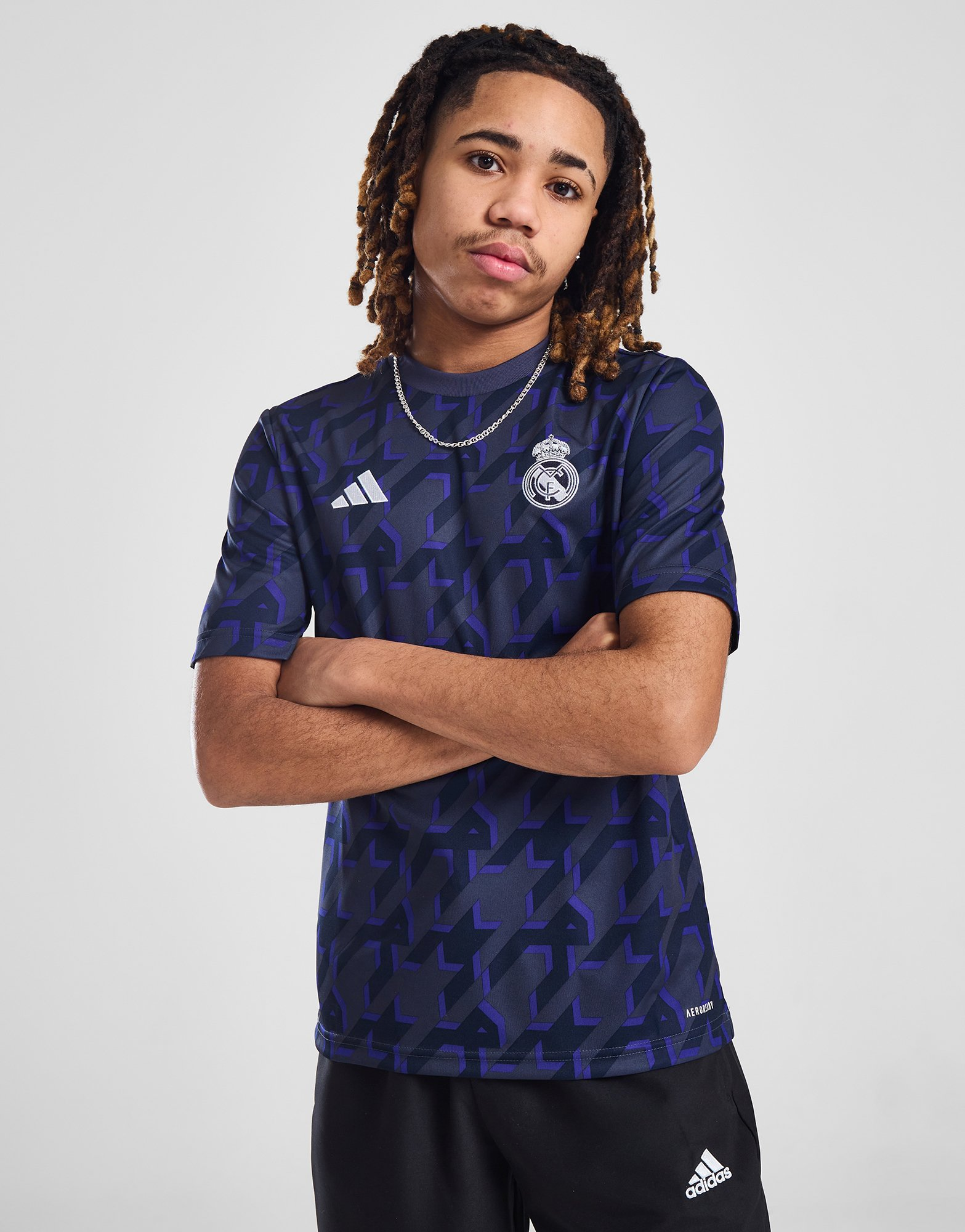 adidas Maillot d'échauffement Real Madrid Enfants