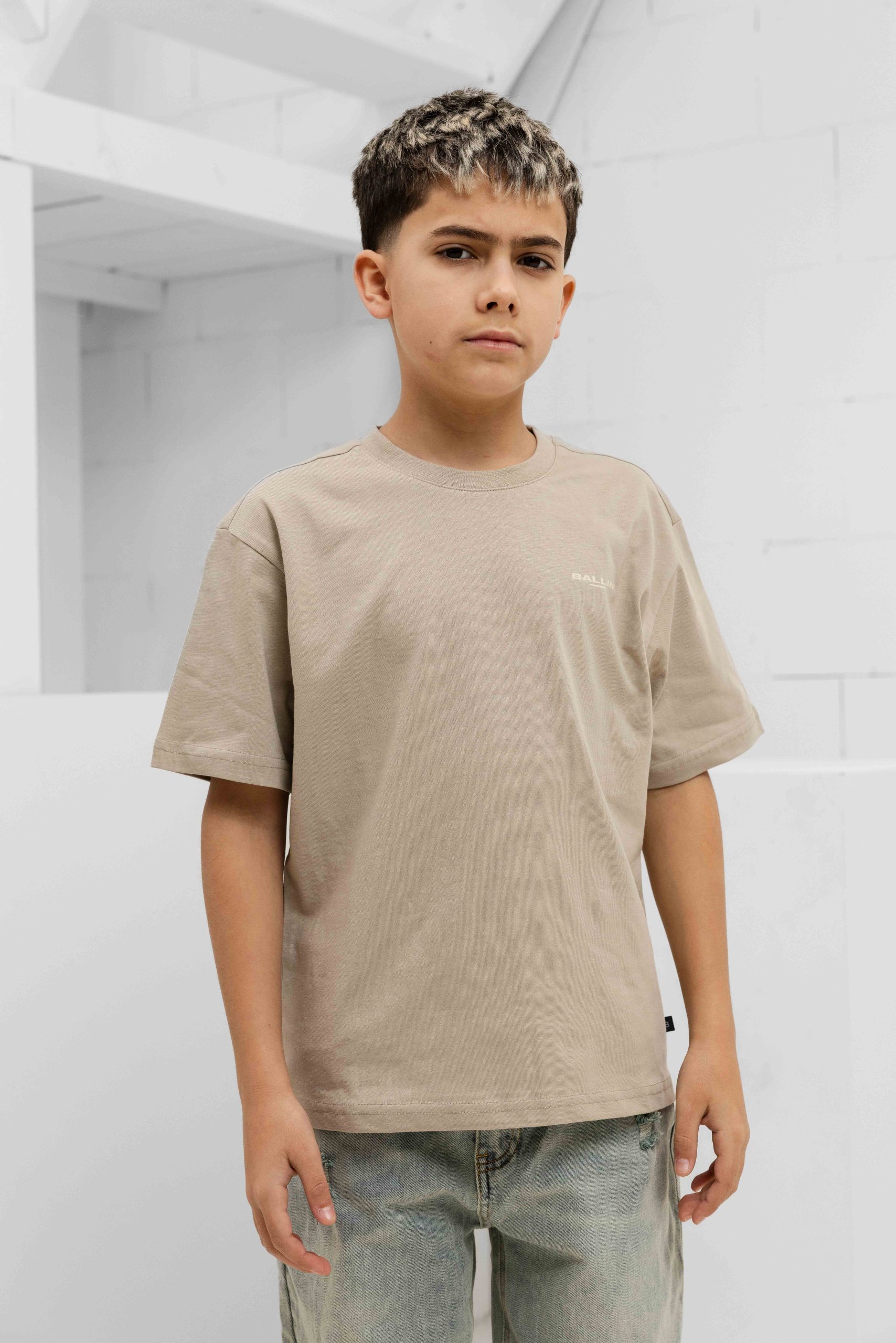 Ballin Amsterdam Coral Overload T-Shirt Kids Beige