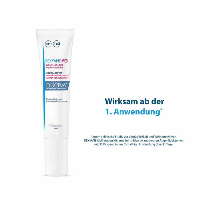 Ducray Dexyane Med Augenlidcreme, 15 ml