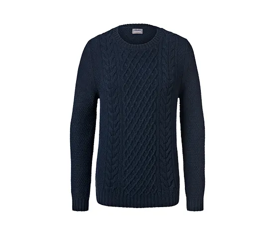 Strickpullover, dunkelblau