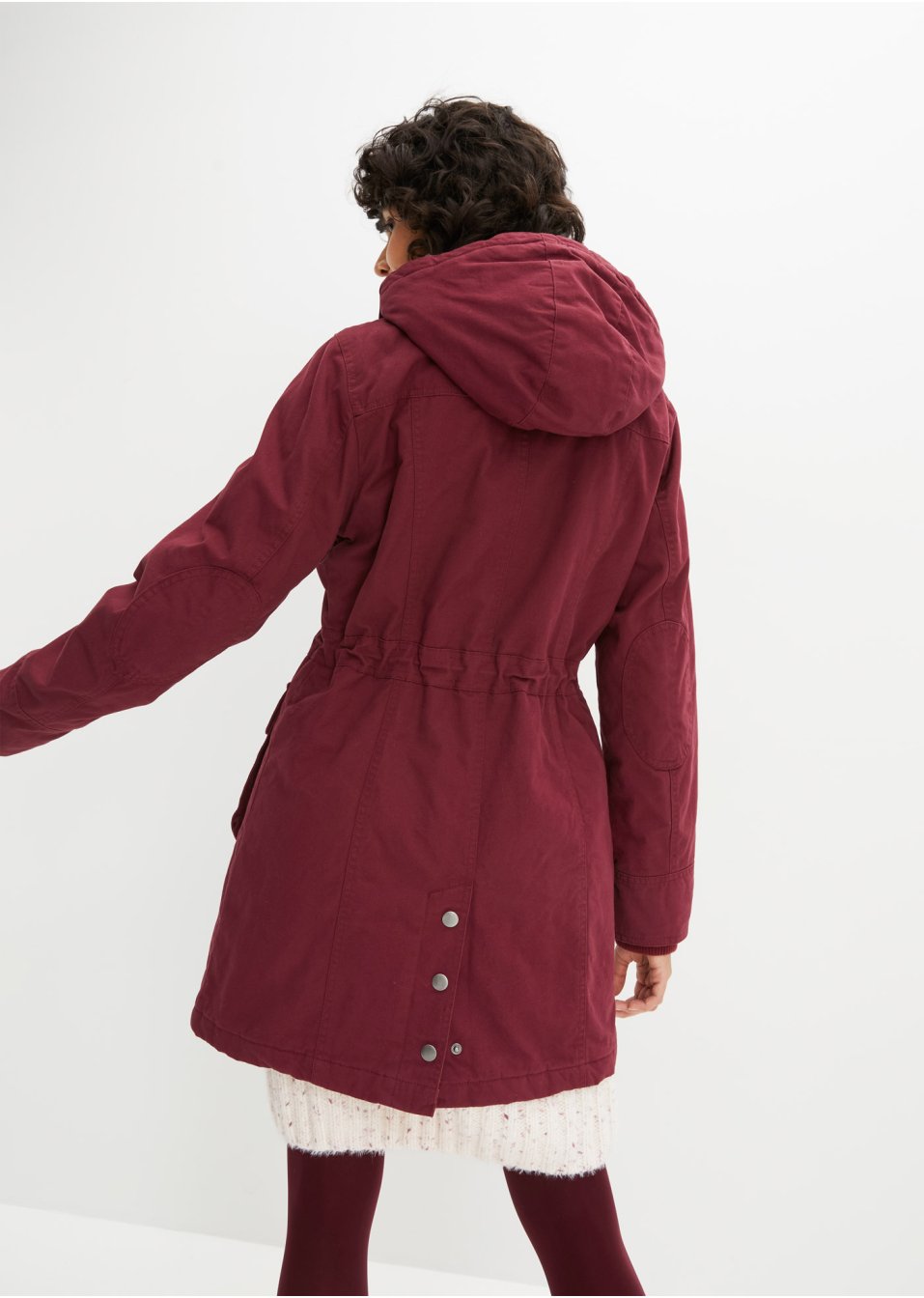 Parka en coton rembourrée