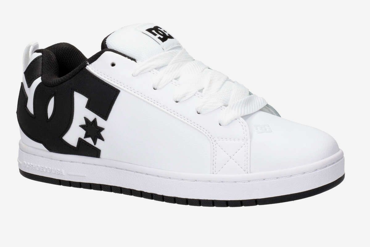 DC Court Graffik Schuh (white black black)