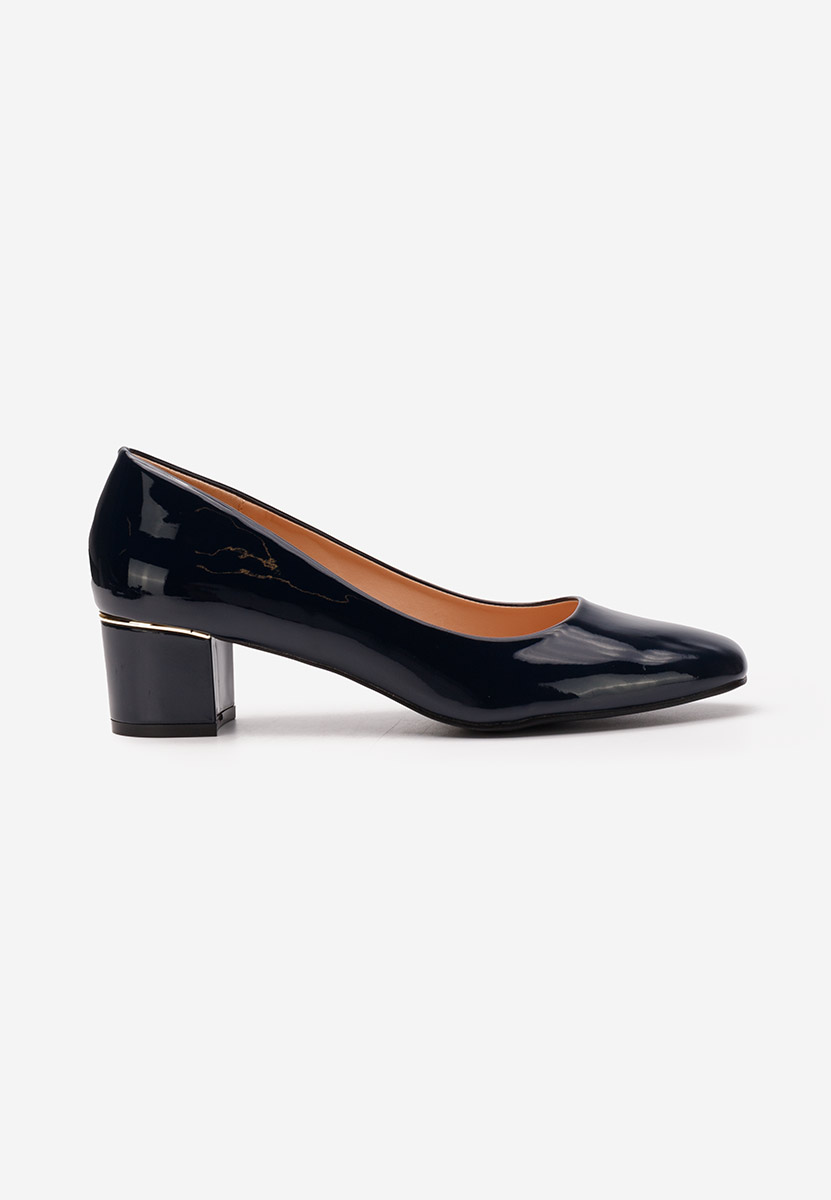 Chaussures à talon épais marine Sharla