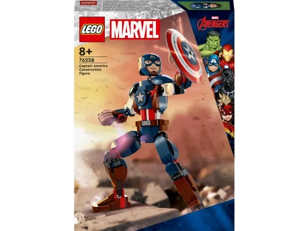 LEGO Super Heroes Marvel 76258 Byg selv-figur af Captain America