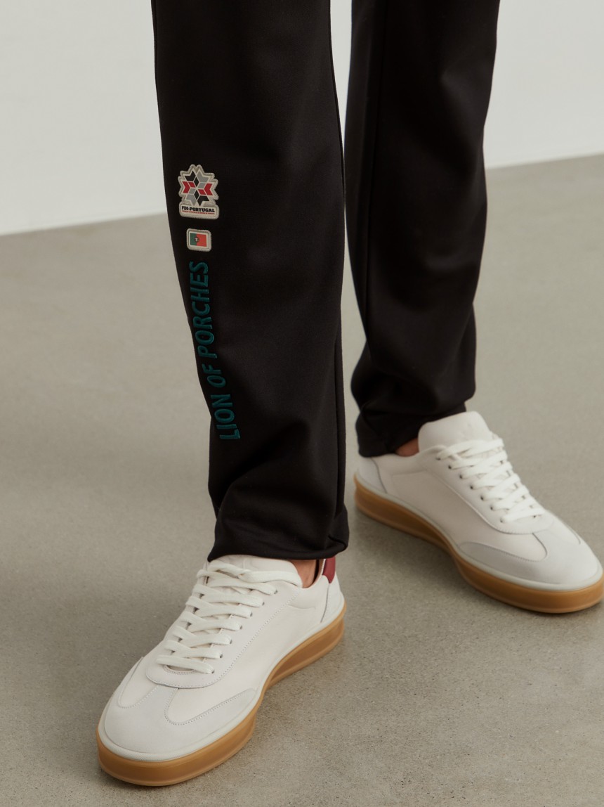 Calças jogger com cordões Lion x FDI