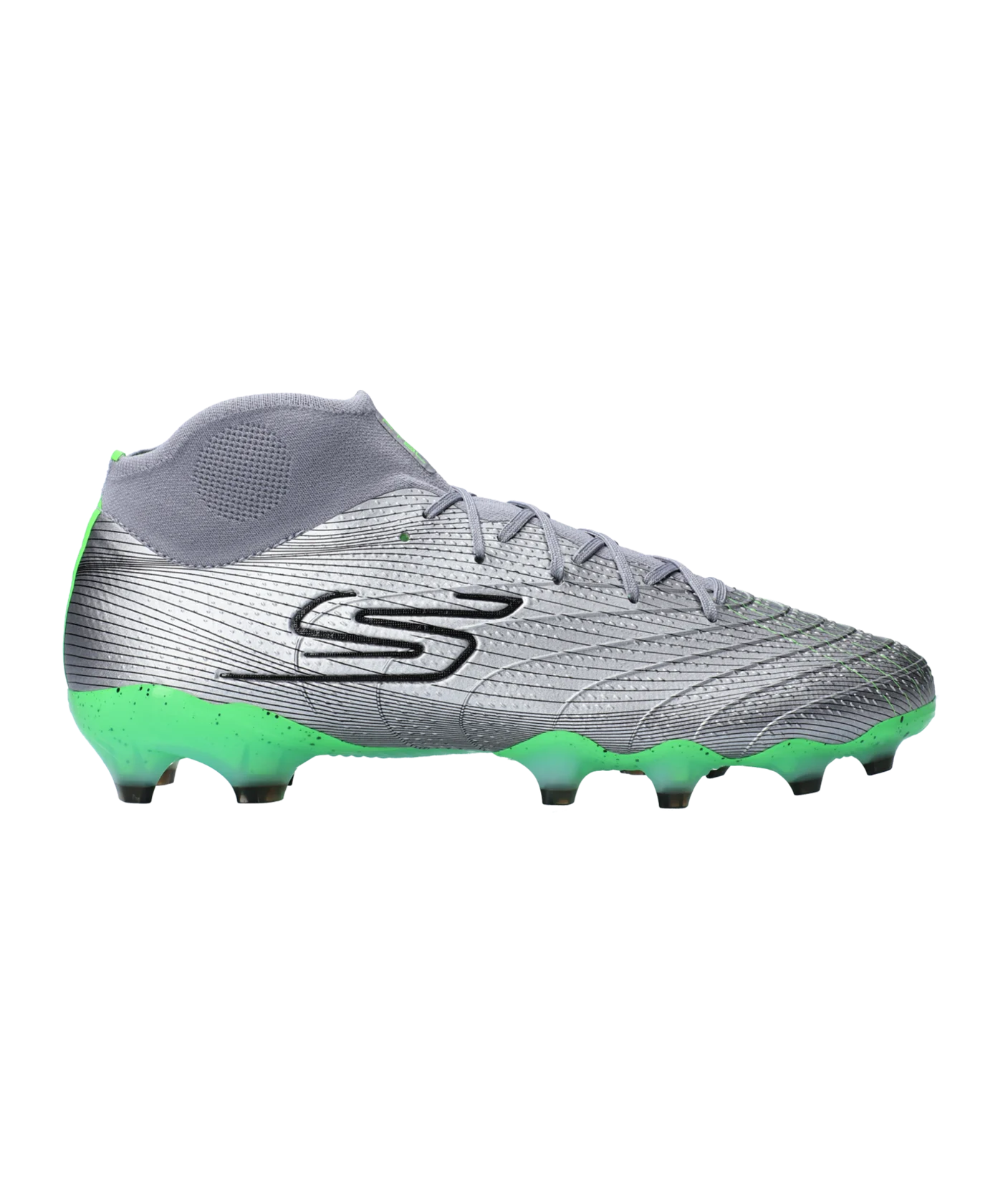 Skechers SKX 01 High FG Laser-Comfort Silber FSLLM