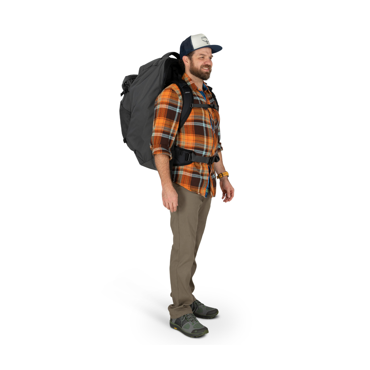 Osprey Farpoint Travel Pack 70 L rejserygsæk, herre (Tunnel Vision Grey) - Spejder Sport