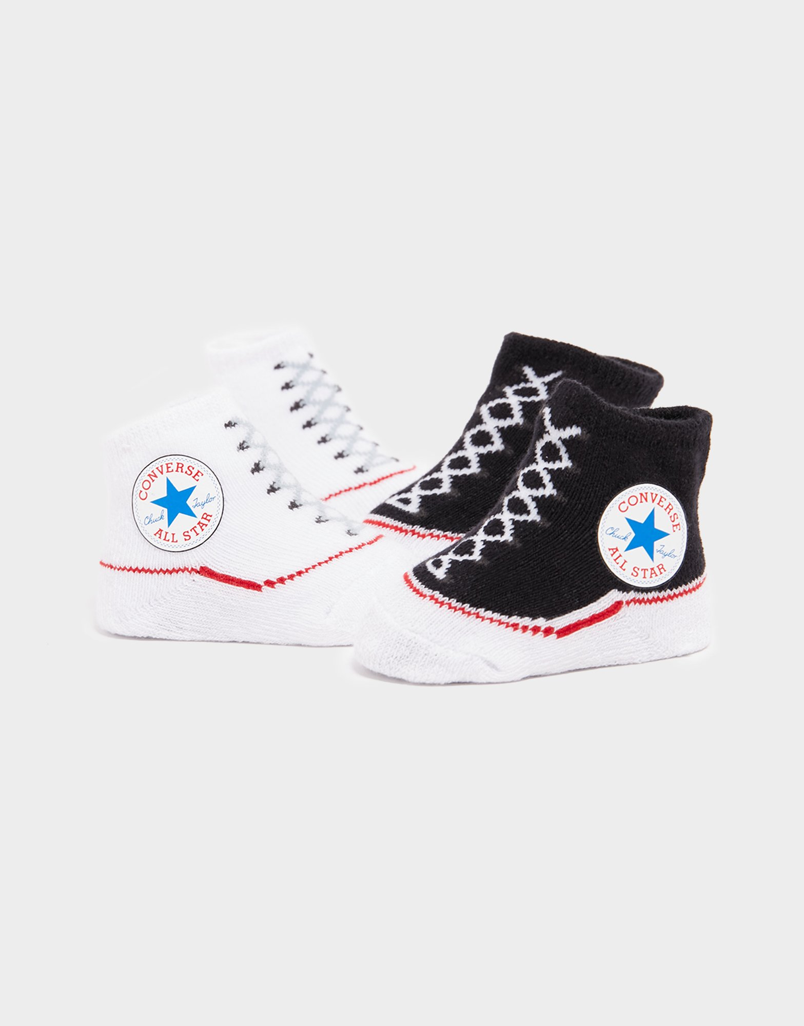 Converse 2 Paires de Chaussettes Chuck Bootie Bébé