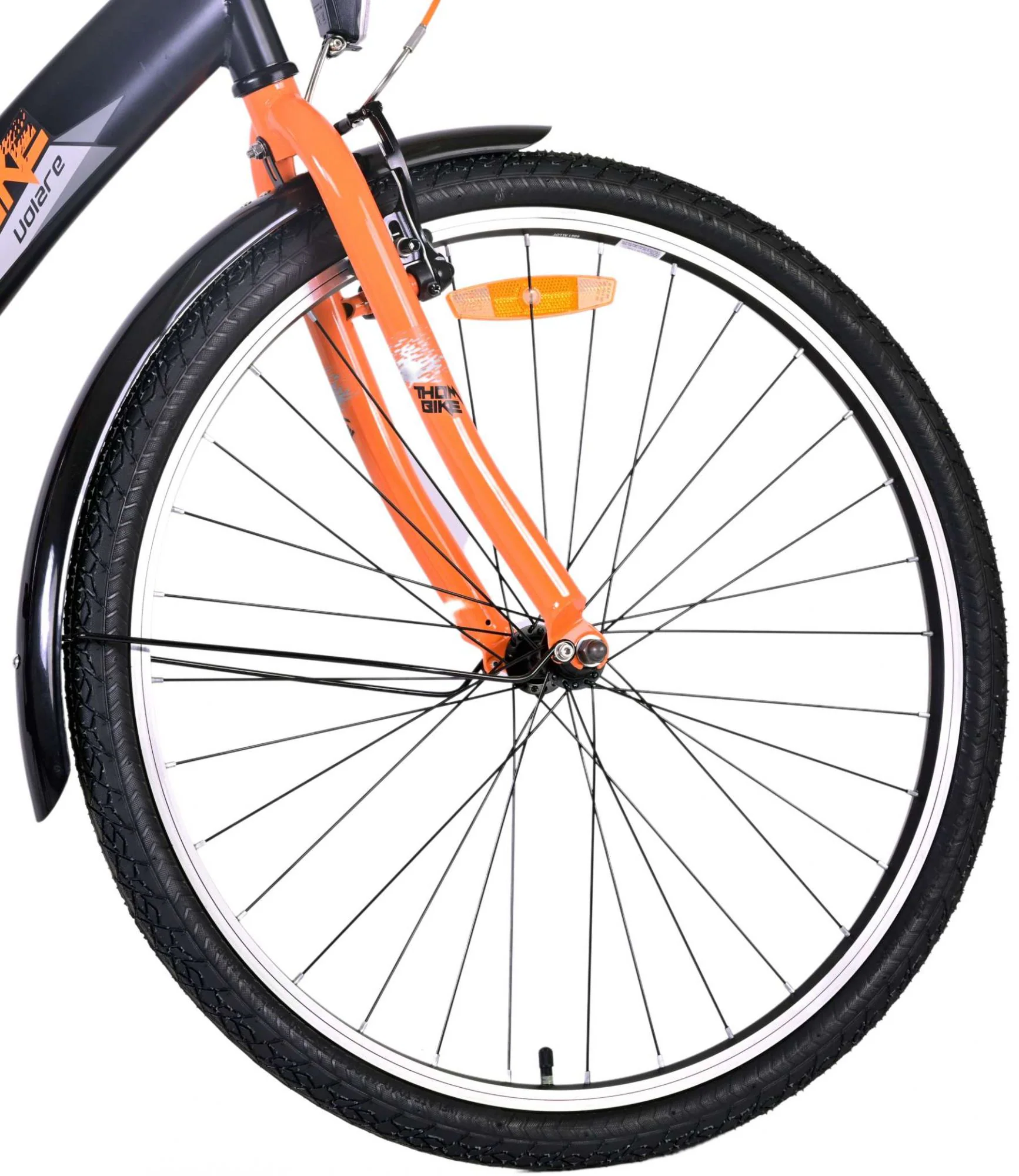 Kinderfahrrad Thombike für Jungen 26 Zoll Kinderrad in Schwarz Orange