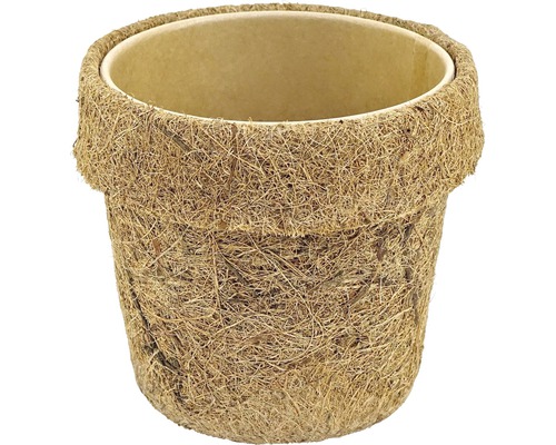 Bloempot Kokodama kokos Ø 13 H 12 cm beige