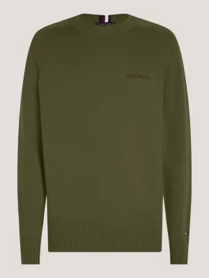 Suéter de gola redonda Hilfiger Monotype