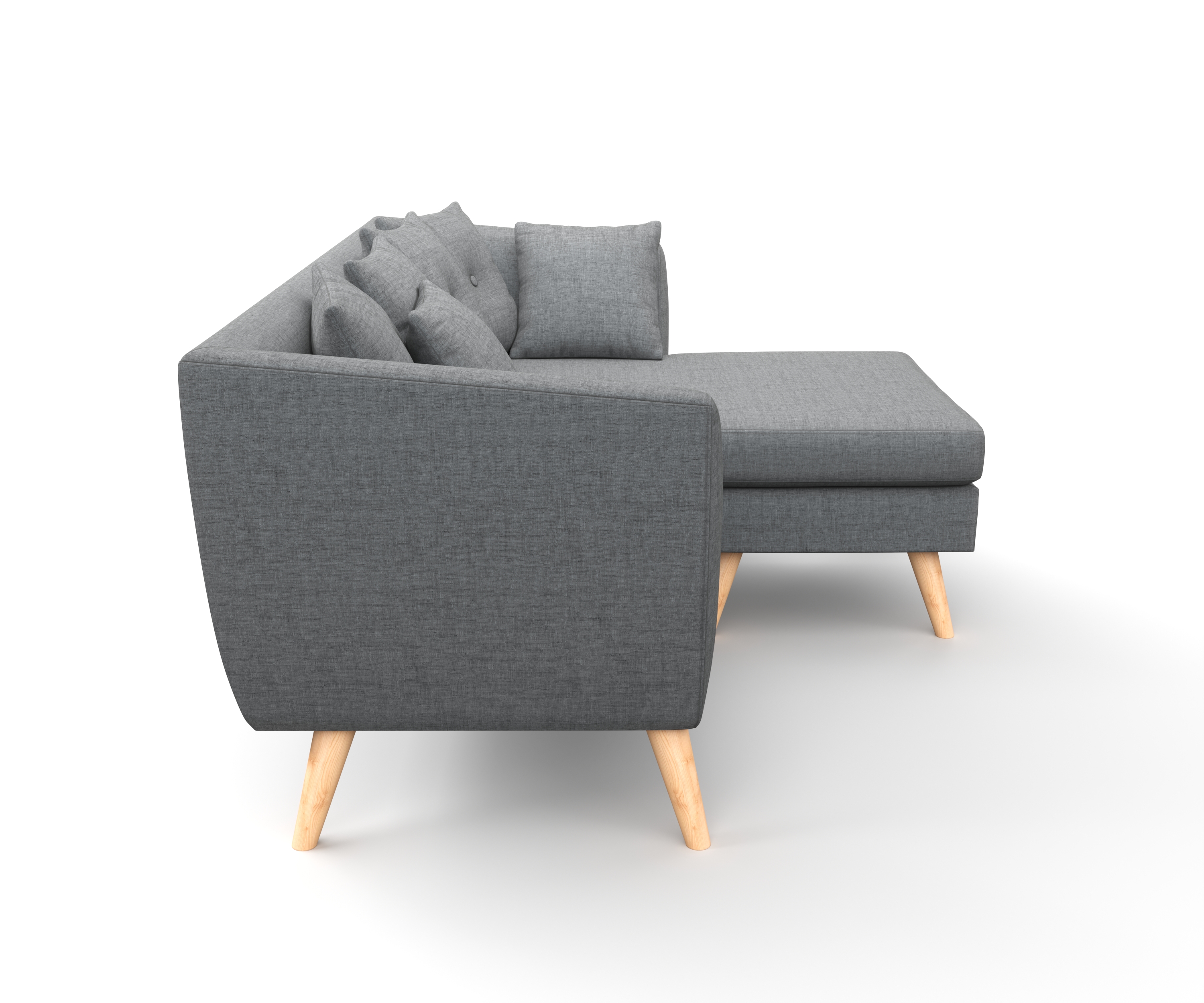 Ecksofa HAILY grau