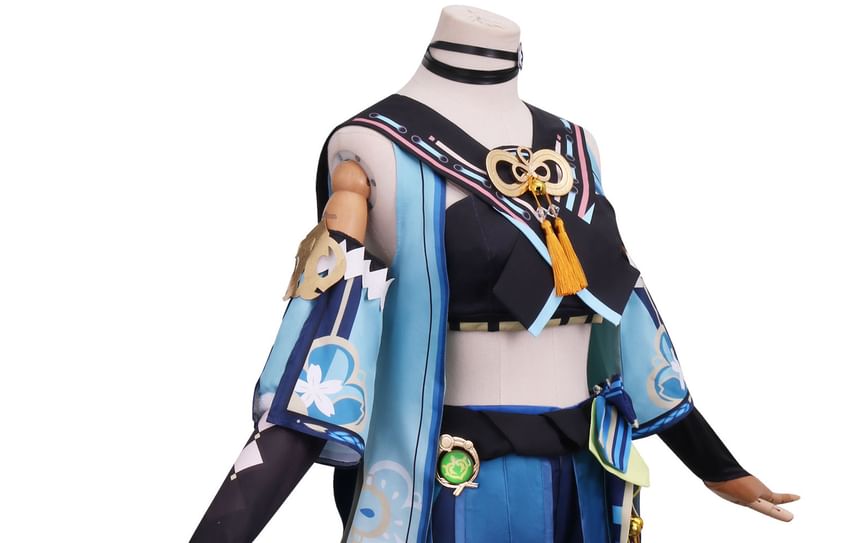 Bloomsoon - Genshin Impact Kirara Cosplaykostuum / Pruik / Set