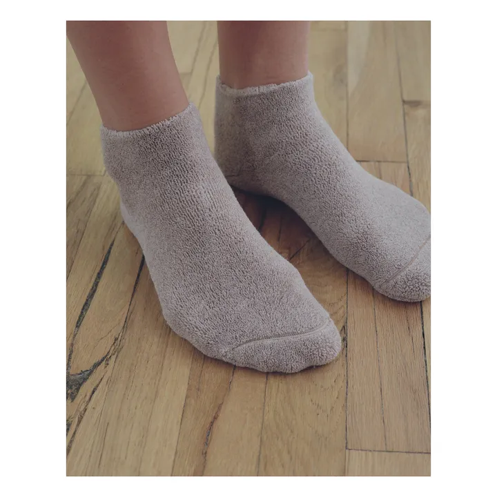 Baserange Chaussettes Jersey Coton | Beige Nude
