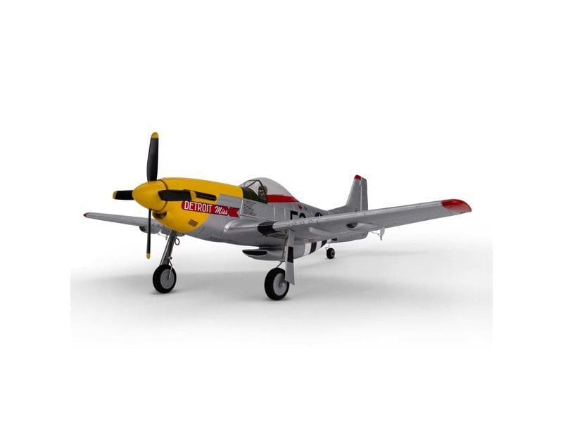 E-flite Warbird UMX P-51D Mustang Detroit Miss AS3X, SAFE B Scale-Warbird im UMX Format mit Brushless Antrieb