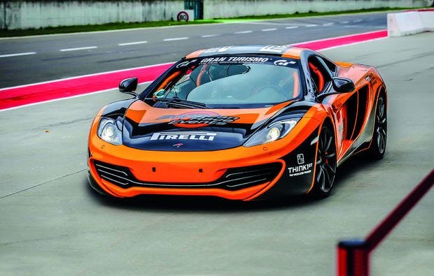 Renntaxi McLaren MP4-12C fahren auf dem Lausitzring als Geschenkidee
