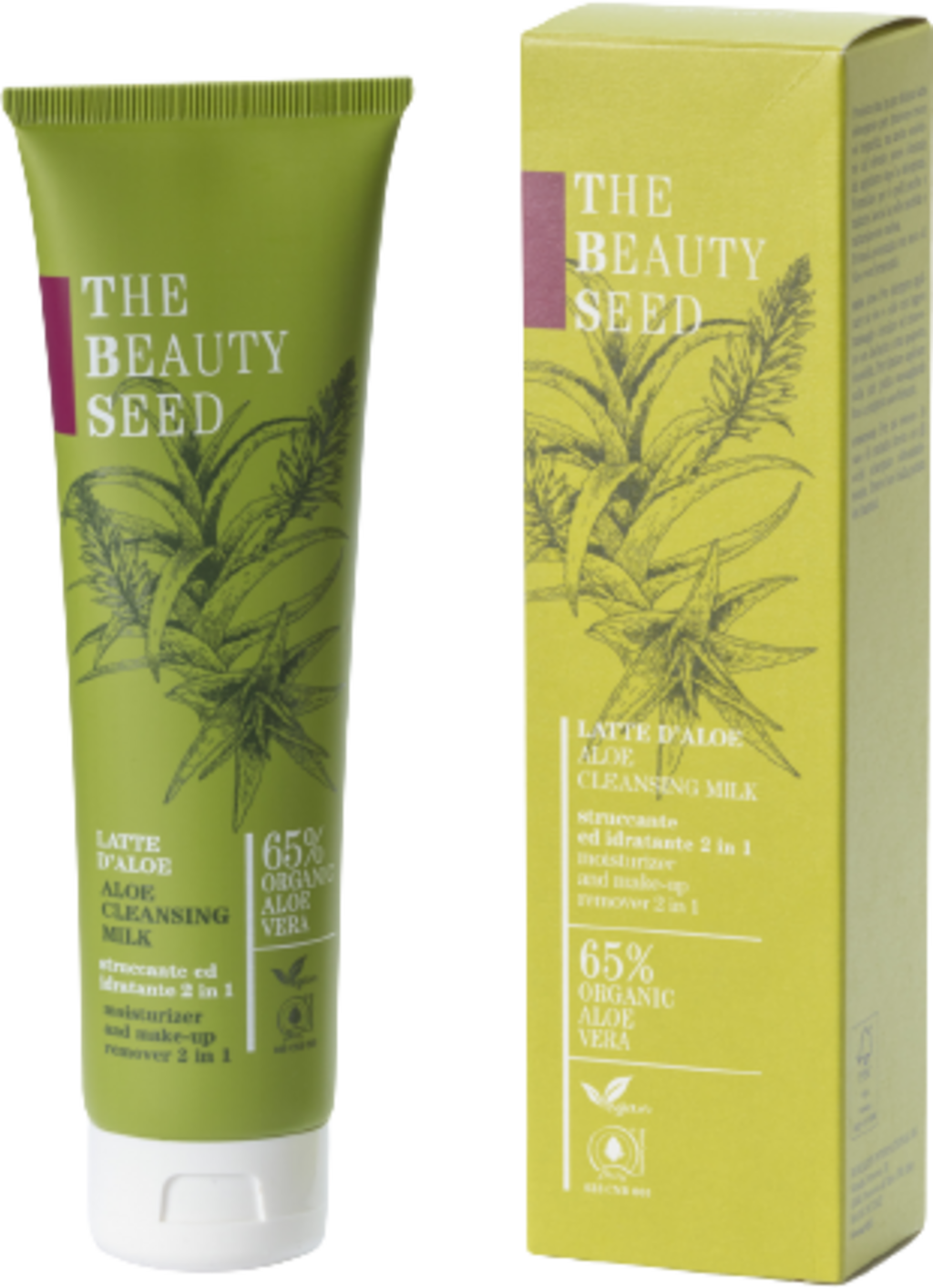 BIOEARTH  THE BEAUTY SEED  2in1 Aloe Reinigungsmilch, 150 ml